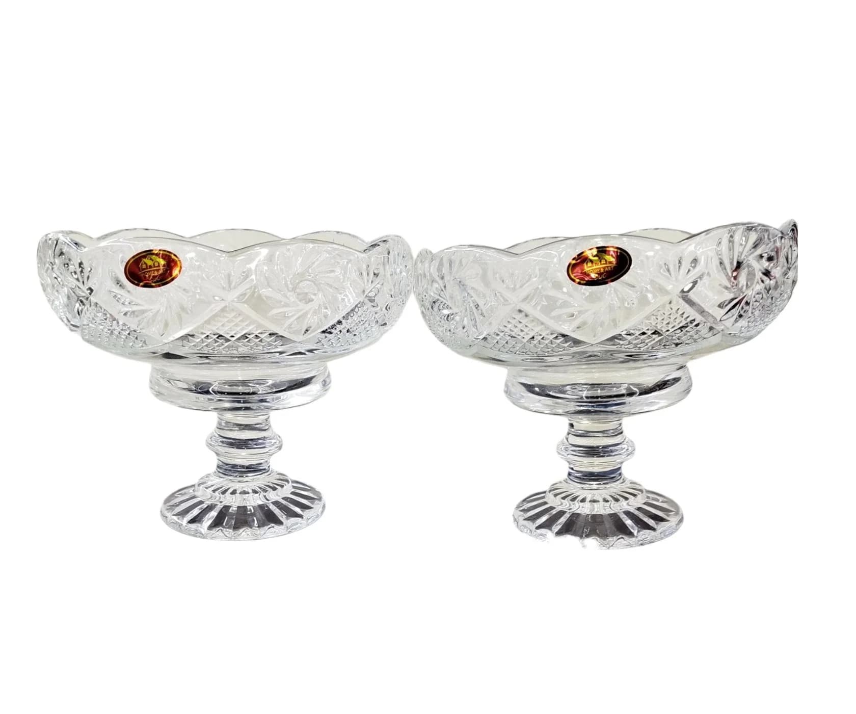 Dondurma qabı dəsti Berlin Glass B-014, 2 əd, şəffaf