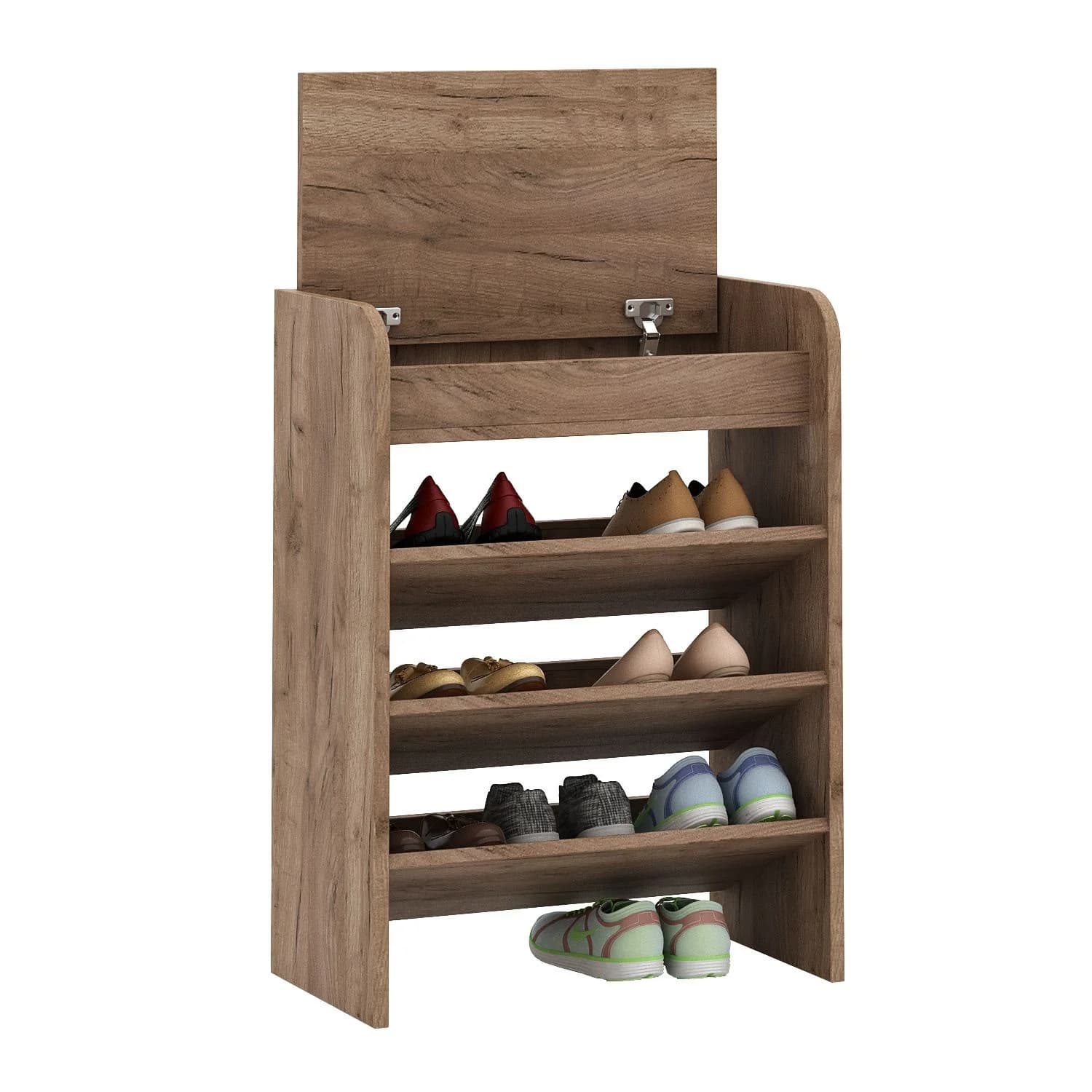 Ayaqqabı şkafı Yagmur99, 78x52x3 ədəd, laminat, Sonoma — изображение 2