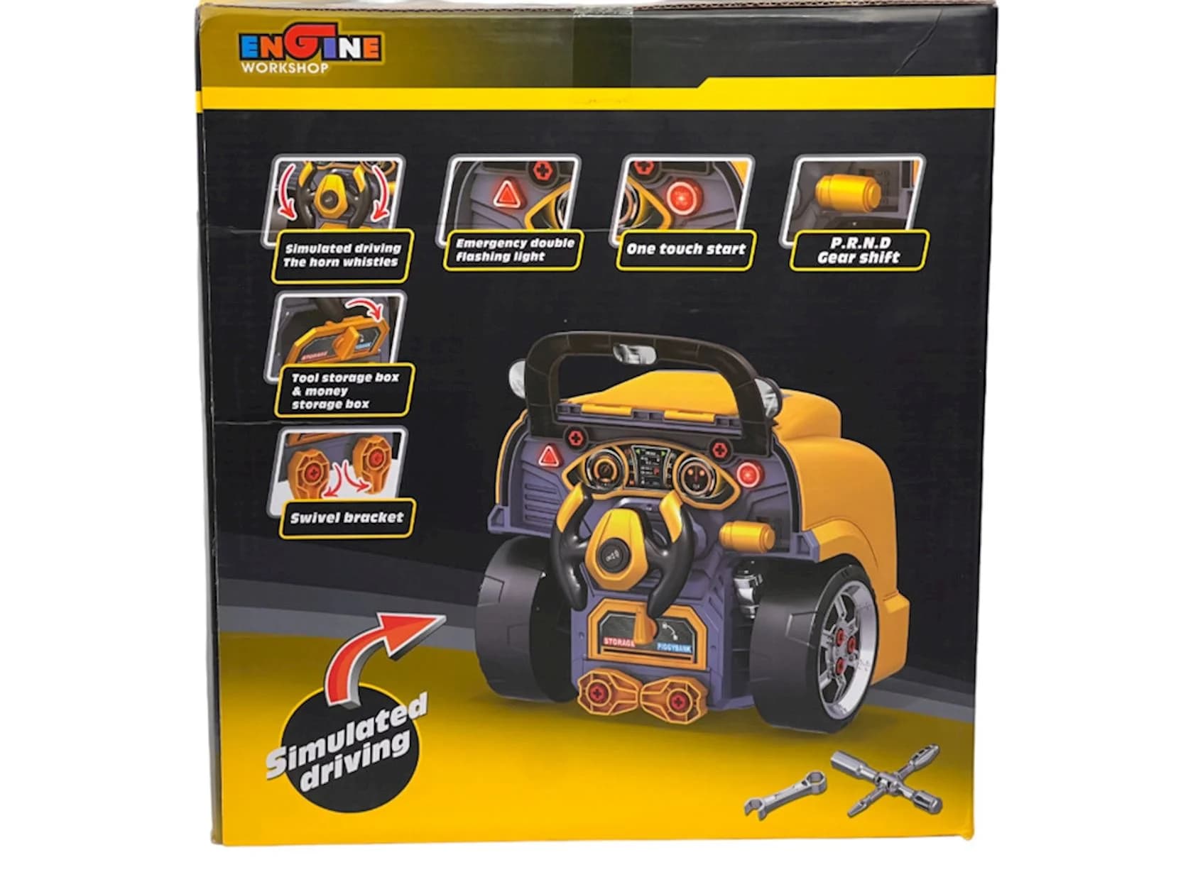 Oyuncaq alətlər dəsti D001-1 Motor Car Engine, 3+ yaş — изображение 2