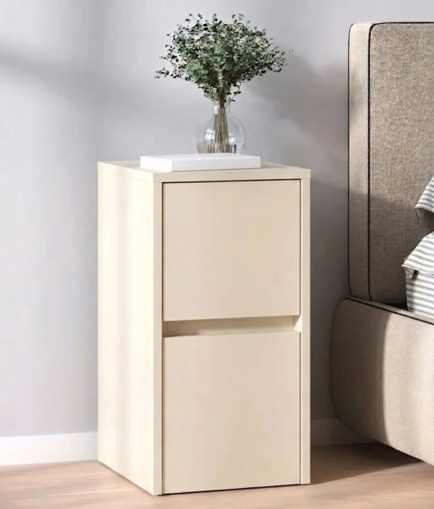 Çarpayıyanı tumba MB 5, laminat, bej, 57x30x36 sm