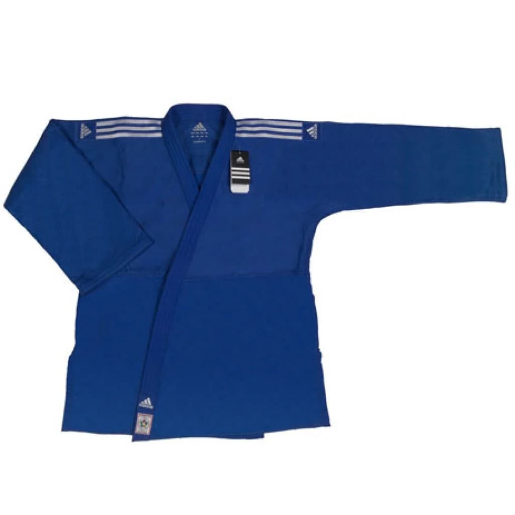 Cüdo məşqi üçün kimono SM32, göy, pambıq, 175 sm, ölçü 4.5 — image 3