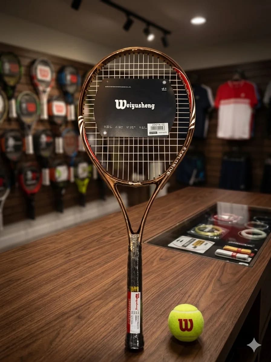 Tennis üçün raketka X0014-12, qara, alüminium/qrafit
