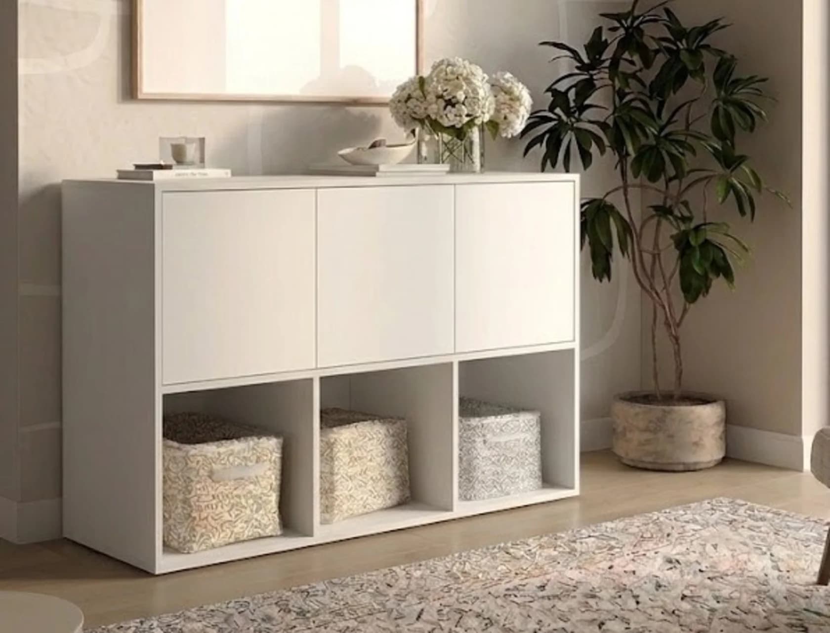 Tumba MB8, laminat, 120x80x40 sm, ağ