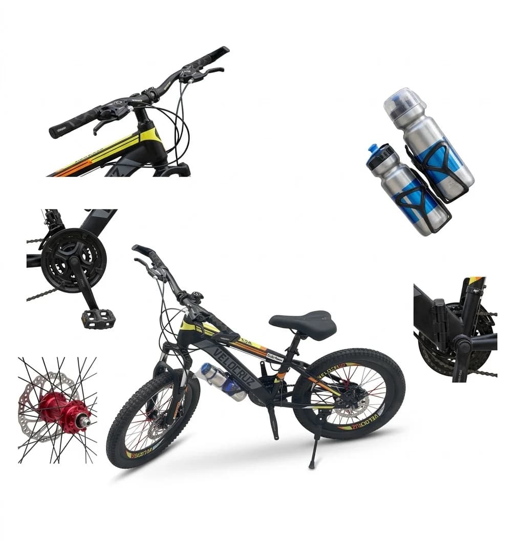Uşaq Velosipedi, Velocruz Raphide Ölçü 20, Premium, Qara
