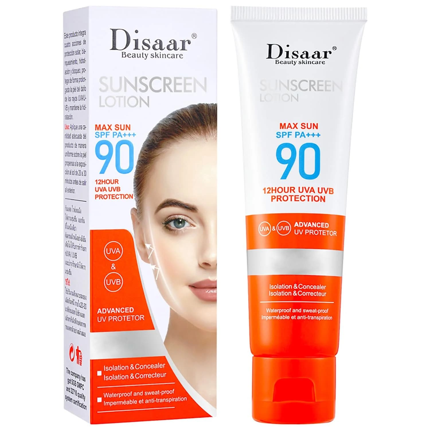 Günəşdən qoruyucu losyon Disaar Beauty Sunscreen SPF90 PA+++ 50 ml