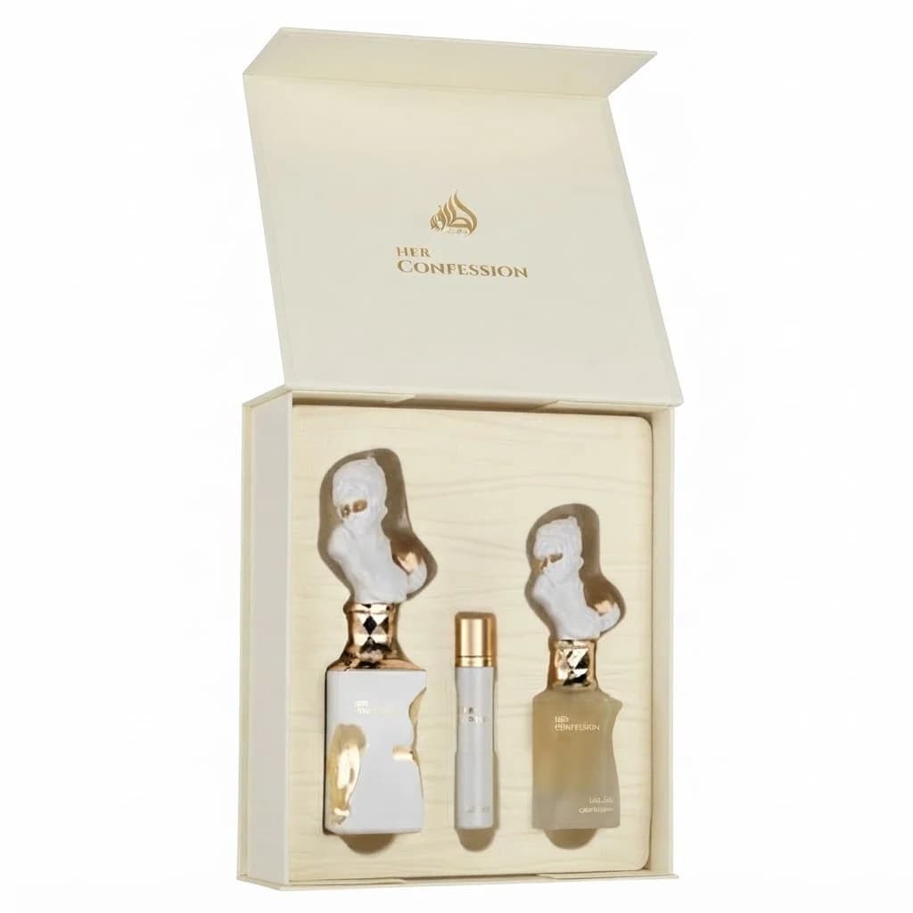 Lattafa Perfumes Her Confession qadınlar üçün ətir dəsti, 100/50/12 ml