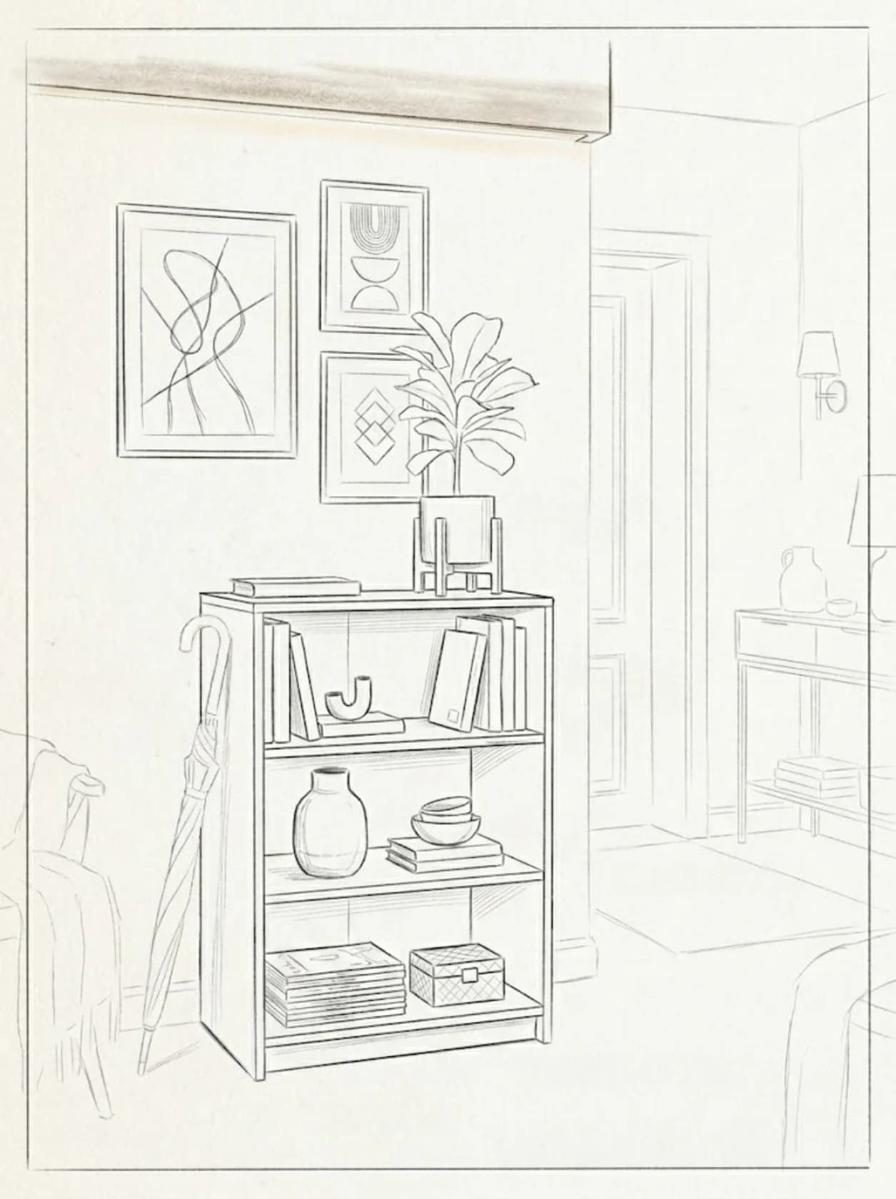 Tumba MB 37, laminat, Sonomo, 78x54x32 sm — şəkil 2