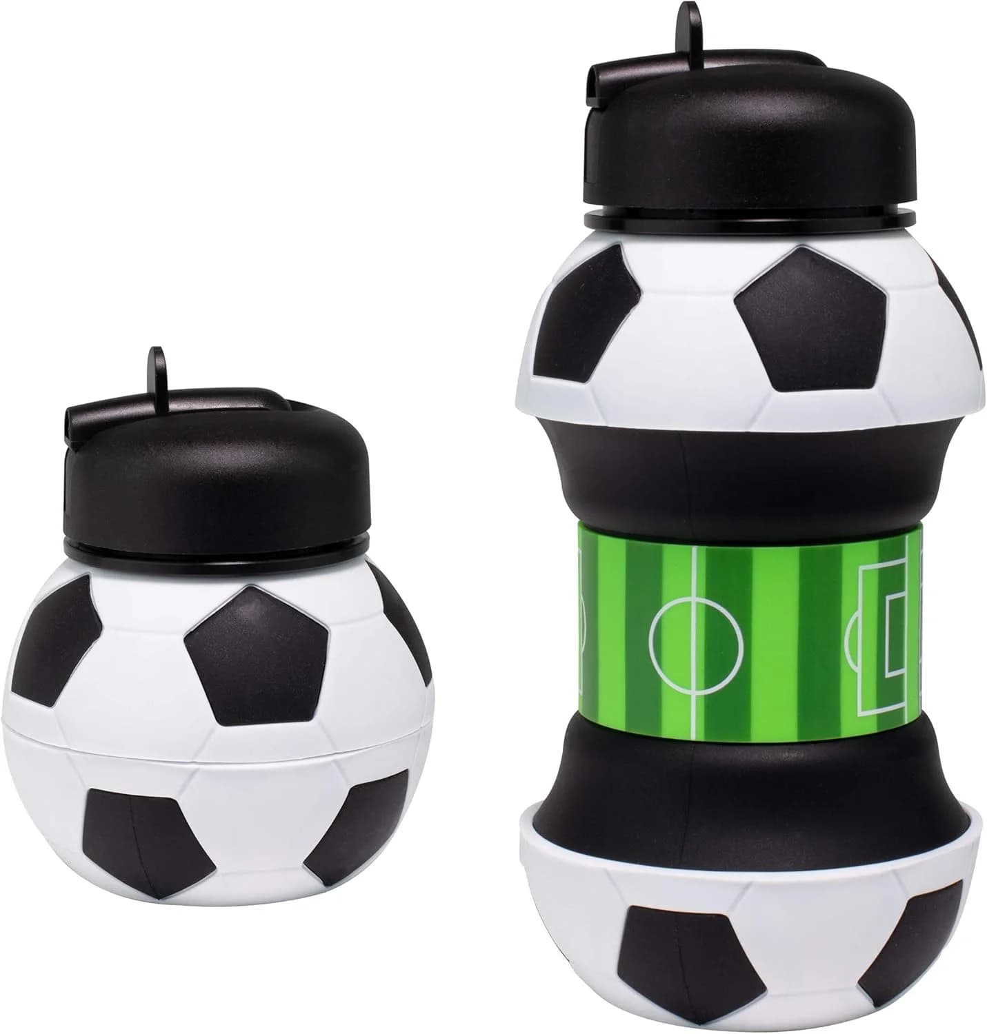 İdman su qabı, açılıb-yığılan, ağ, 550 ml - Gstore 125