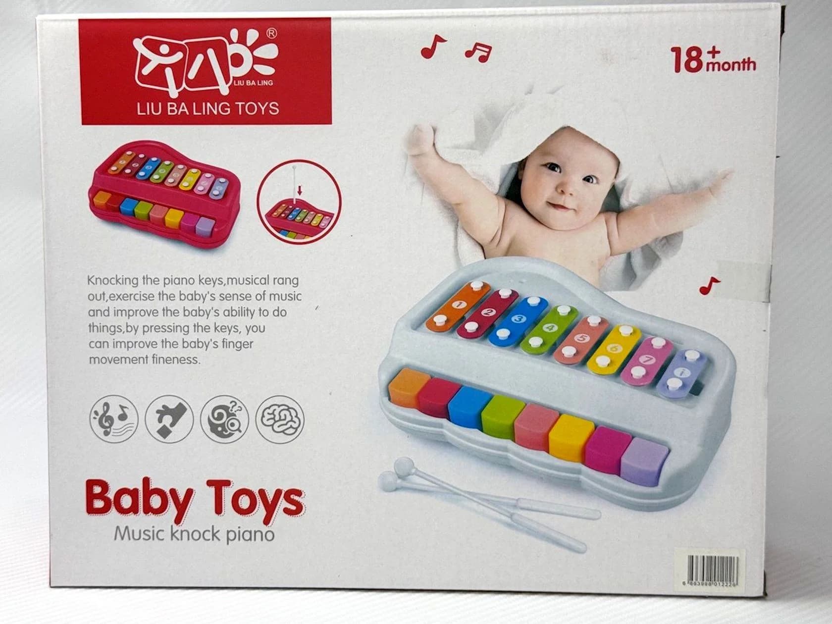 Musiqili oyuncaq Baby Toys S210-1, plastik, 18+ ay — şəkil 2