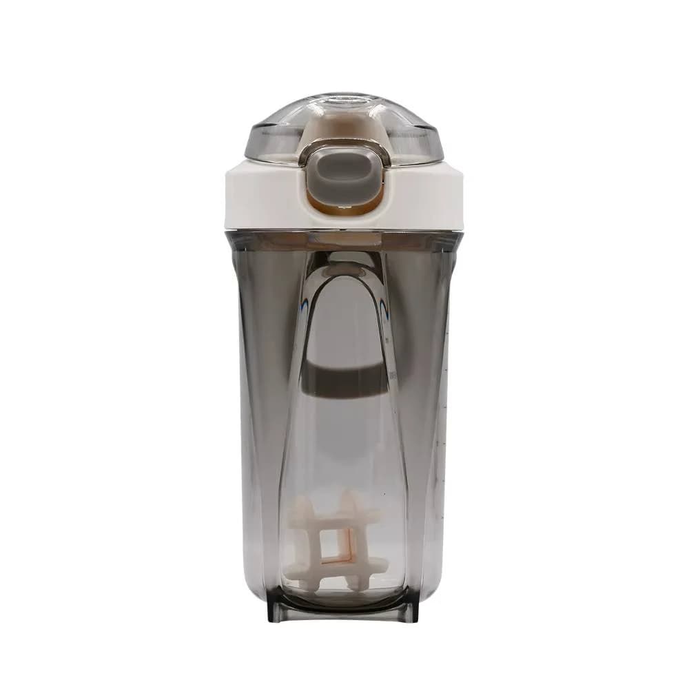 Su qabı, plastik, ağ/şəffaf, 600 ml