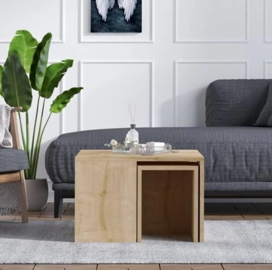 Jurnal masası SO009, laminat, açıq qəhvəyi, 60x37x60 sm — изображение 2