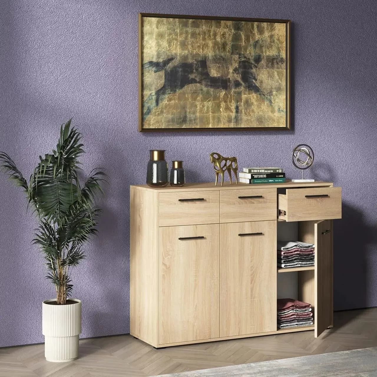 Kamod Yagmur, laminat, sanoma, 120x90x40 sm