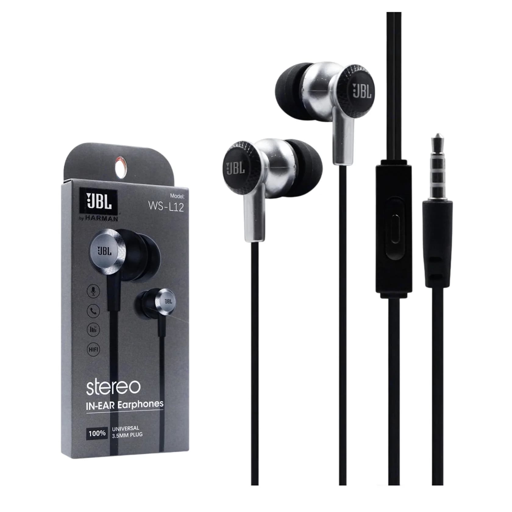 Simli qulaqlıqlar JBL WS-L12 Black/Grey