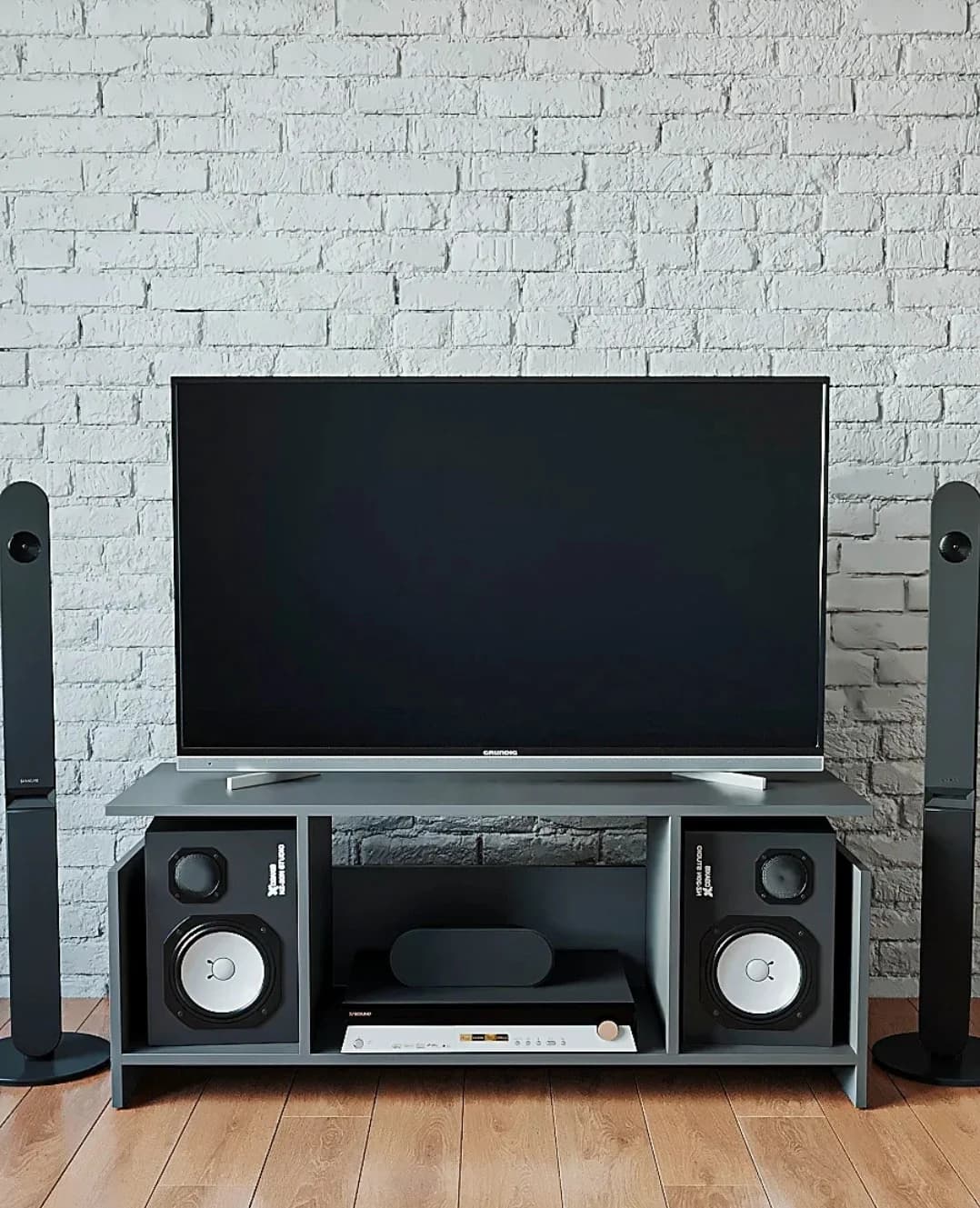 Tv üçün tumba SO0019, 100x45x40 sm — изображение 13