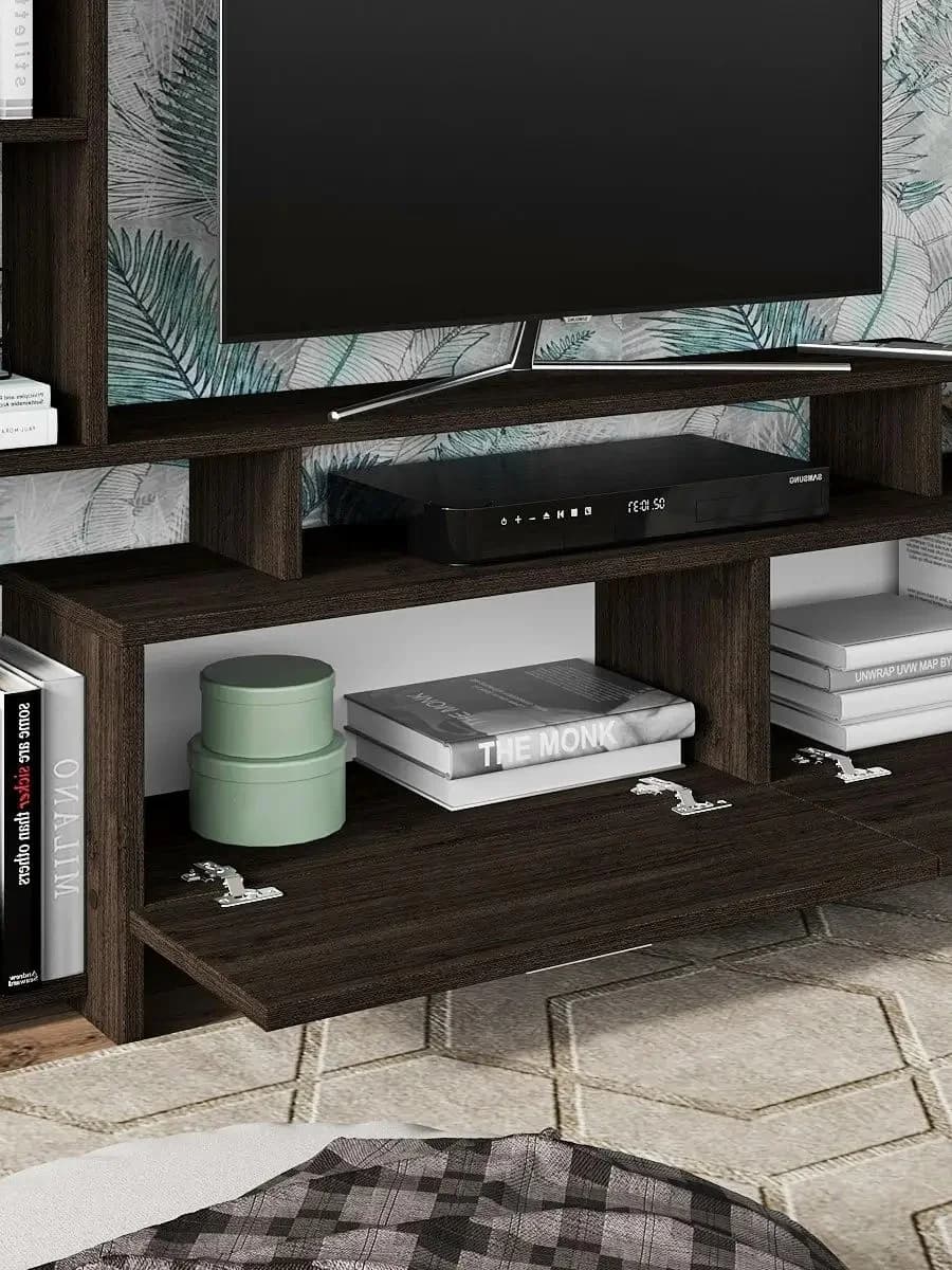 TV üçün tumba Yagmur, laminat, venge, 135x25x112 sm — image 4