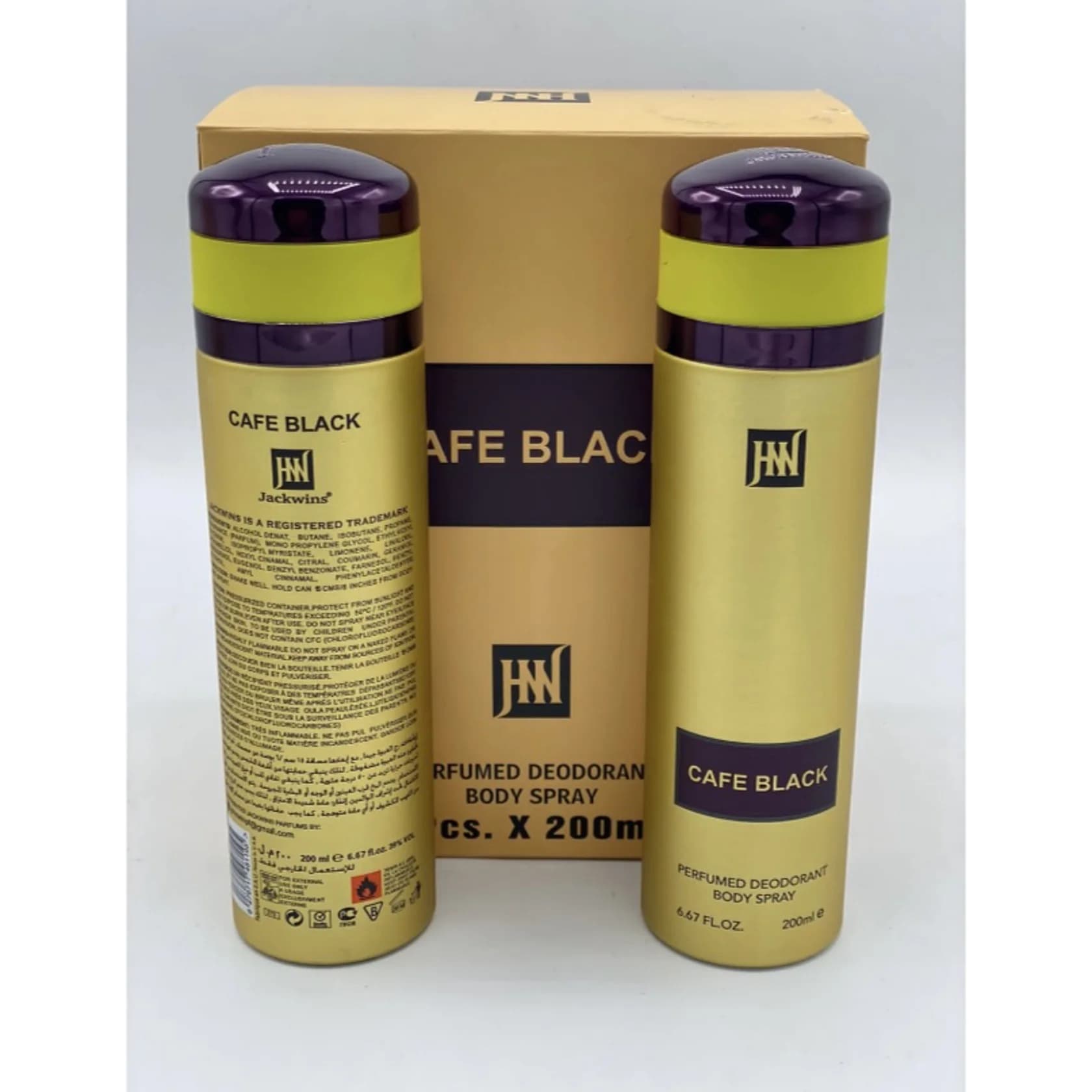 Dezodorant Jackwin Cafe Black 200 ml