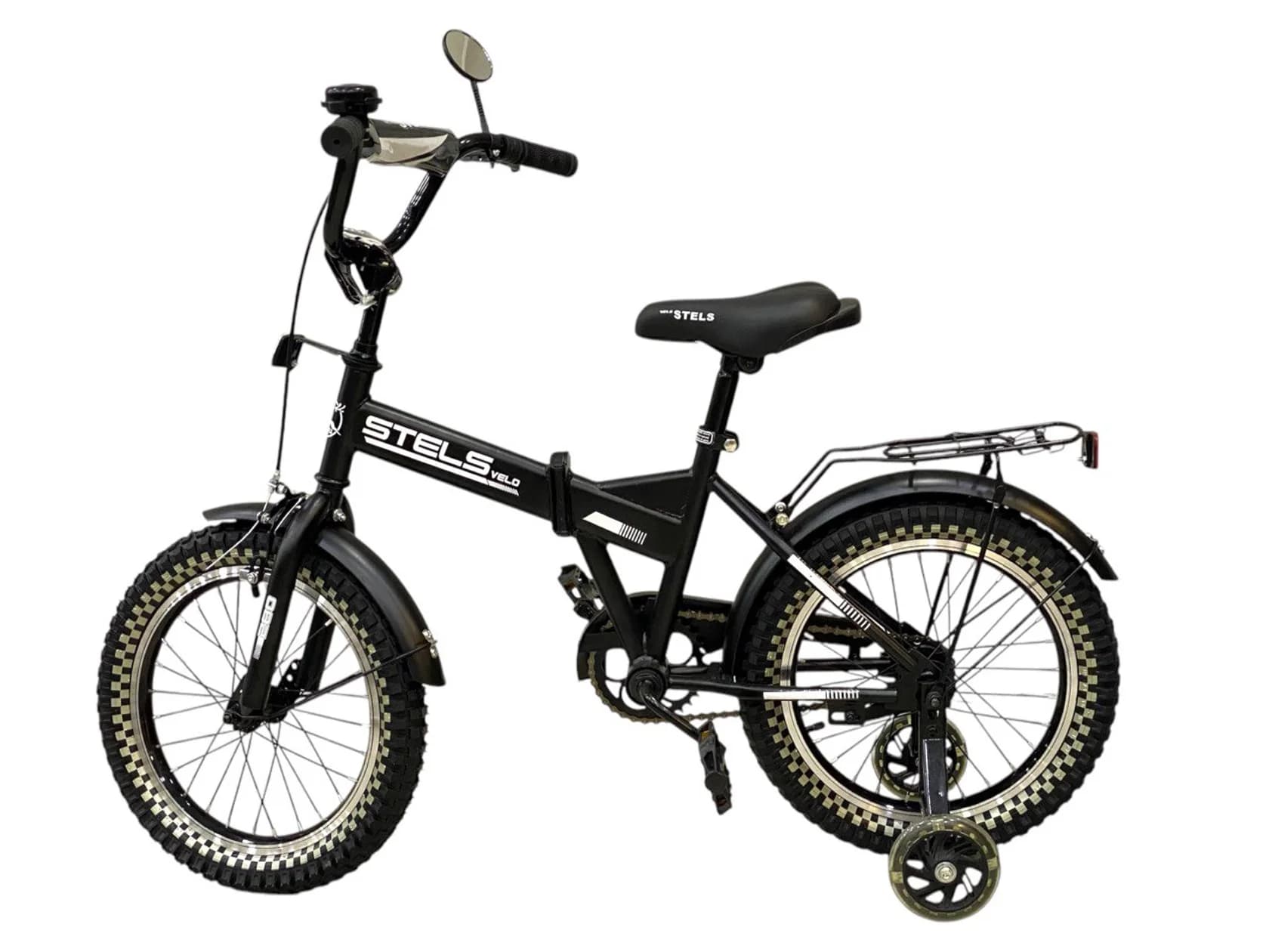 Qatlanan velosiped Stels 16", qara — image 7