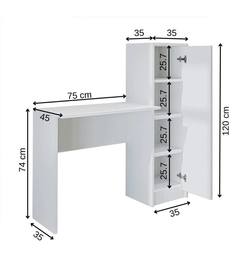 Yazı masası MB16, laminat, 110x120x45 sm, ağ — изображение 2