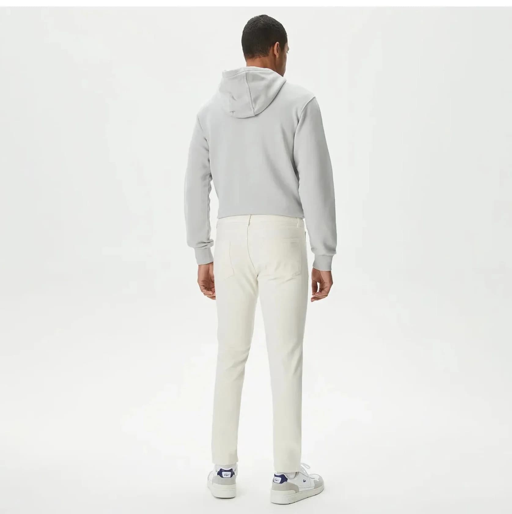 Kişilər üçün dar cins gd_002, ağ, pambıq/polyester/elastan, ölçü 35