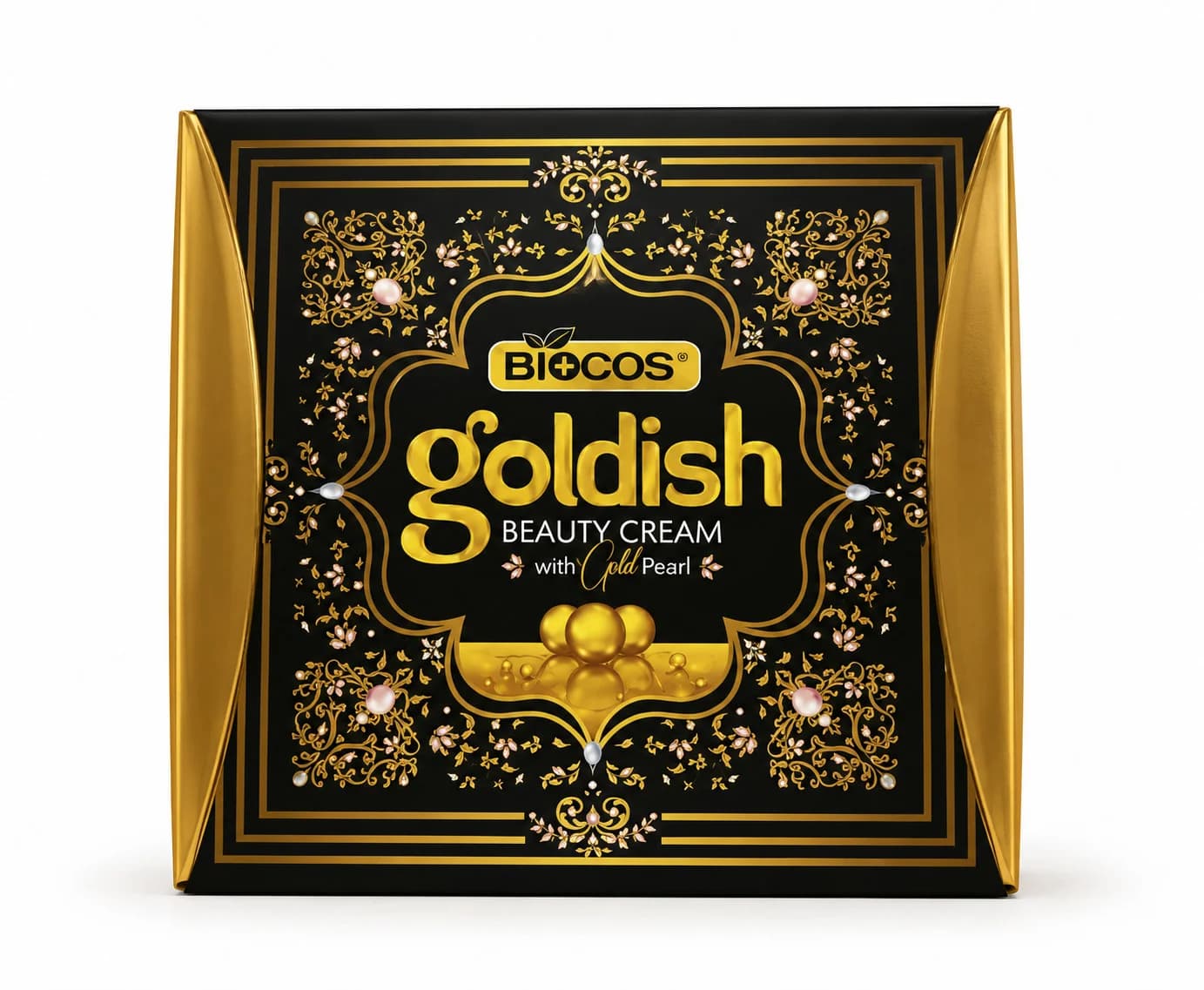 Üzə qulluq dəsti Goldish Beauty Cream (üz və bədən üçün krem 26 q + zərdab 5 ml + sabun + kapsul 5 ml)