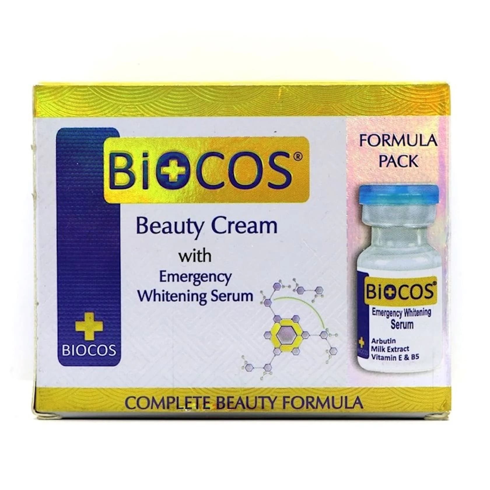 Krem Biocos Beauty Cream With Emergency Whitening Serum ağardıcı serum ilə 30 ml