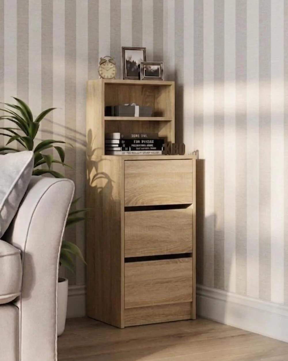 Komod MB 5, laminat, Sanoma, 120x45x40 sm