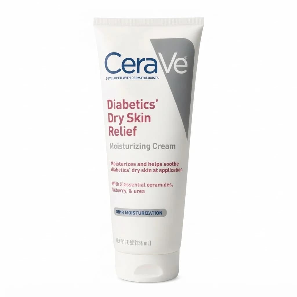 Bədən kremi, Krem, Diabetics Dry Skin Relief Moisturizing Cream, 236 ml, Quruluq, Qoruma