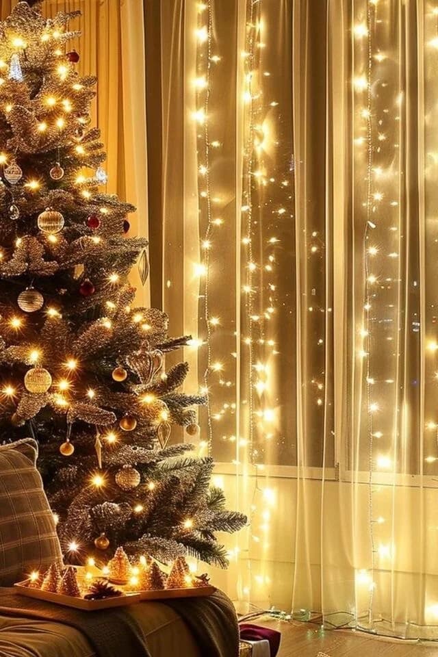 LED çələng-pərdə pp97, 6x3 m — şəkil 3