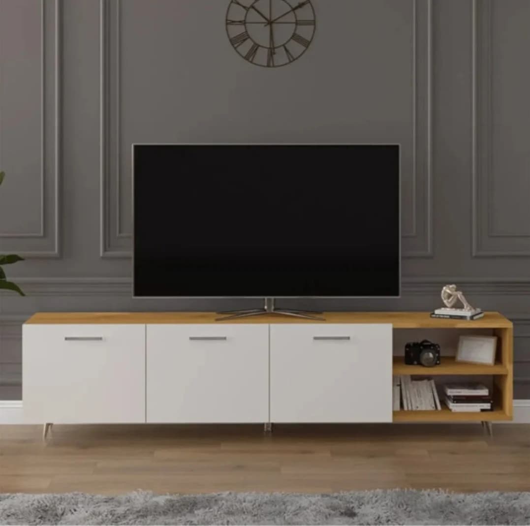 TV üçün tumba SO102, laminat, 50x200x35 sm
