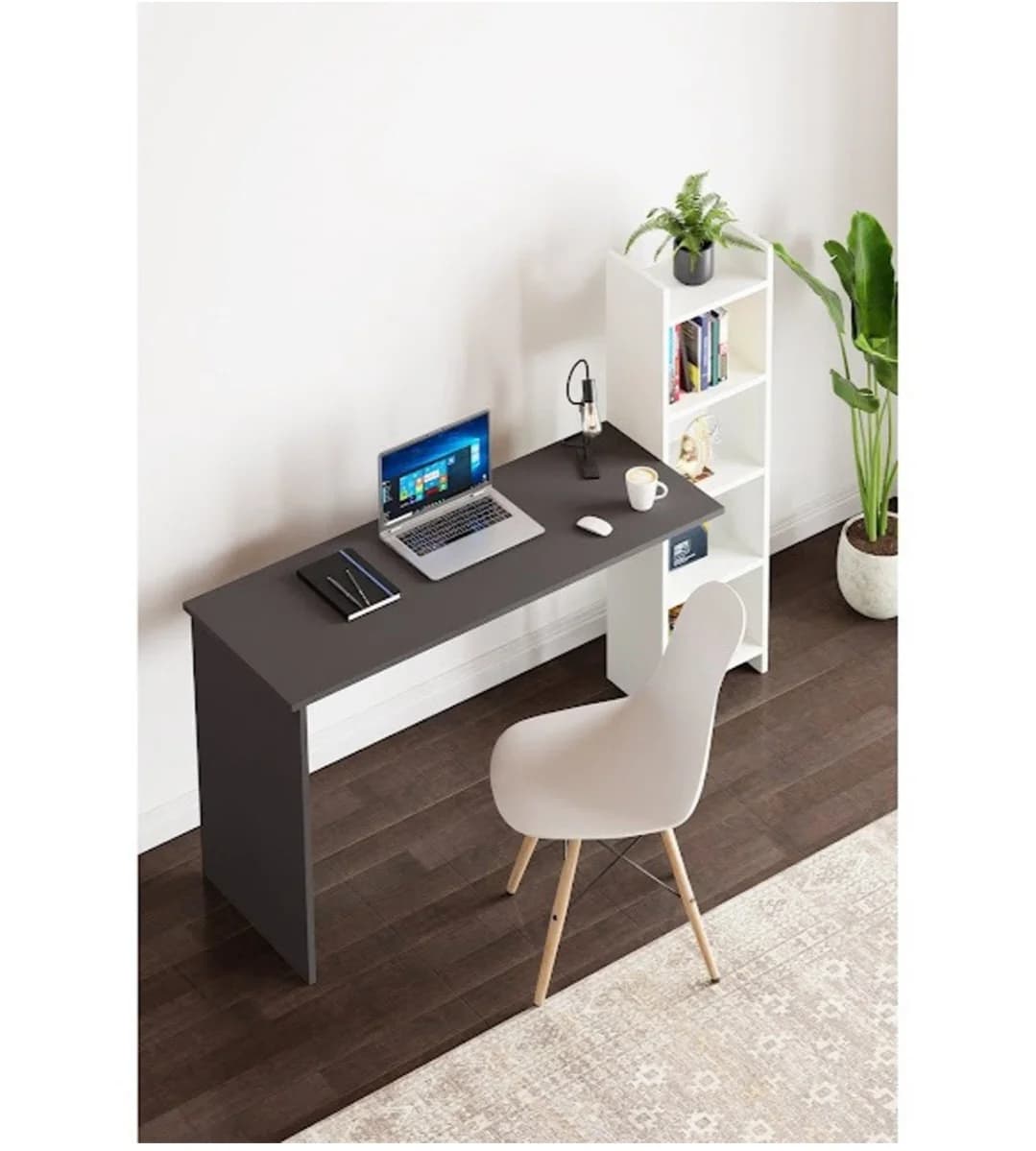Yazı masası SO15, laminat, ağ/boz, 150x45x120 sm — изображение 3