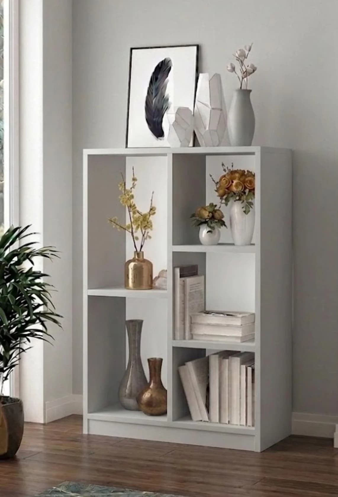 Stellaj MB17, laminat, boz, 90х50х28 sm
