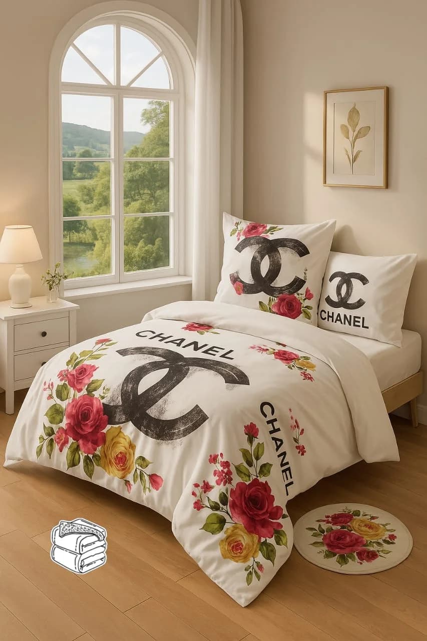 Örtük və yastıq üzü dəsti model-2.24, örtük 160x220 sm, yastıq üzü 50x70 sm, tək nəfərlik, 7d Fensen - GS Yataq dəsti model-2.24