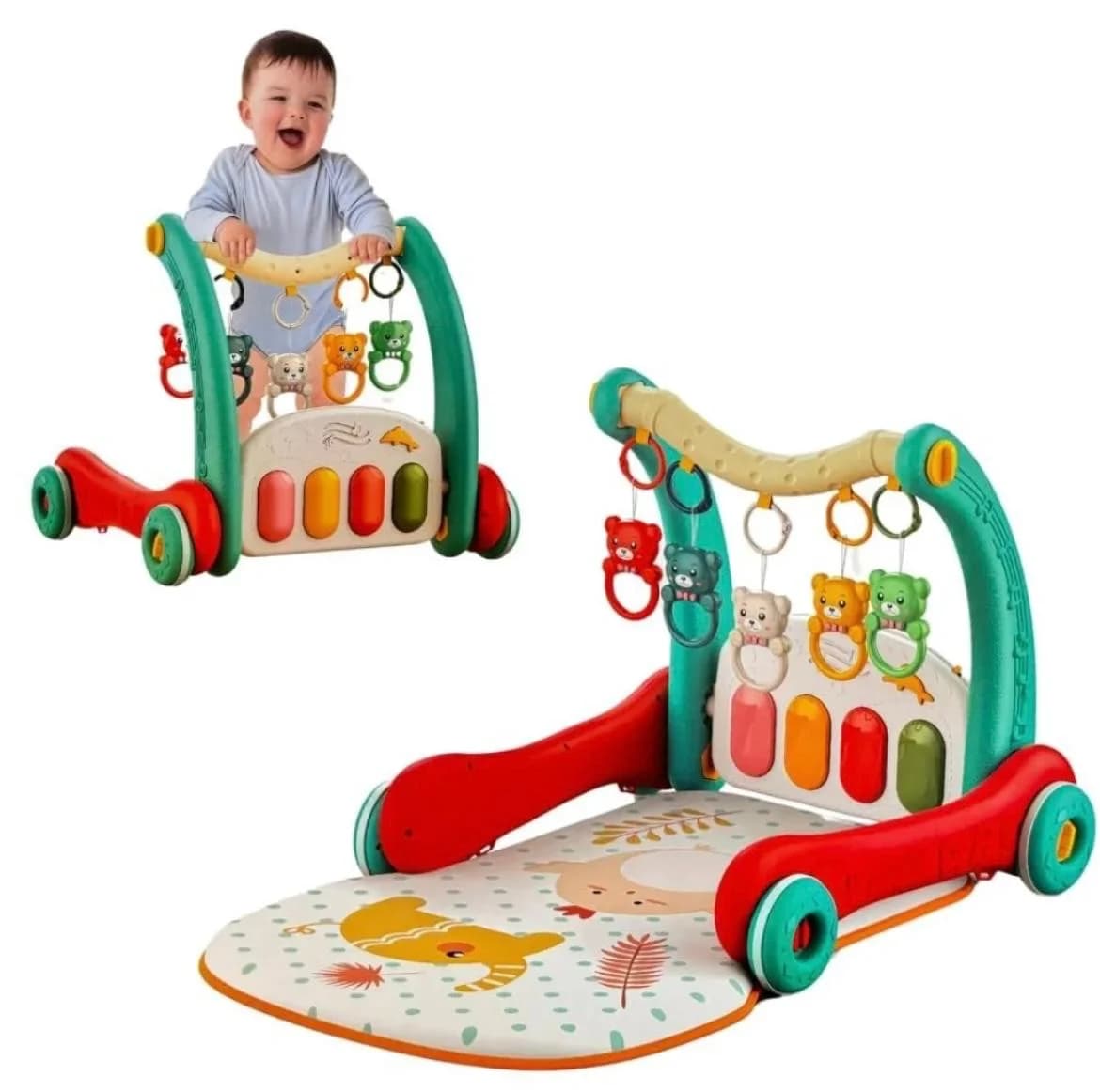 Yerimə arabası 2108SNC 2-in 1-də pedallı piano ilə — изображение 4