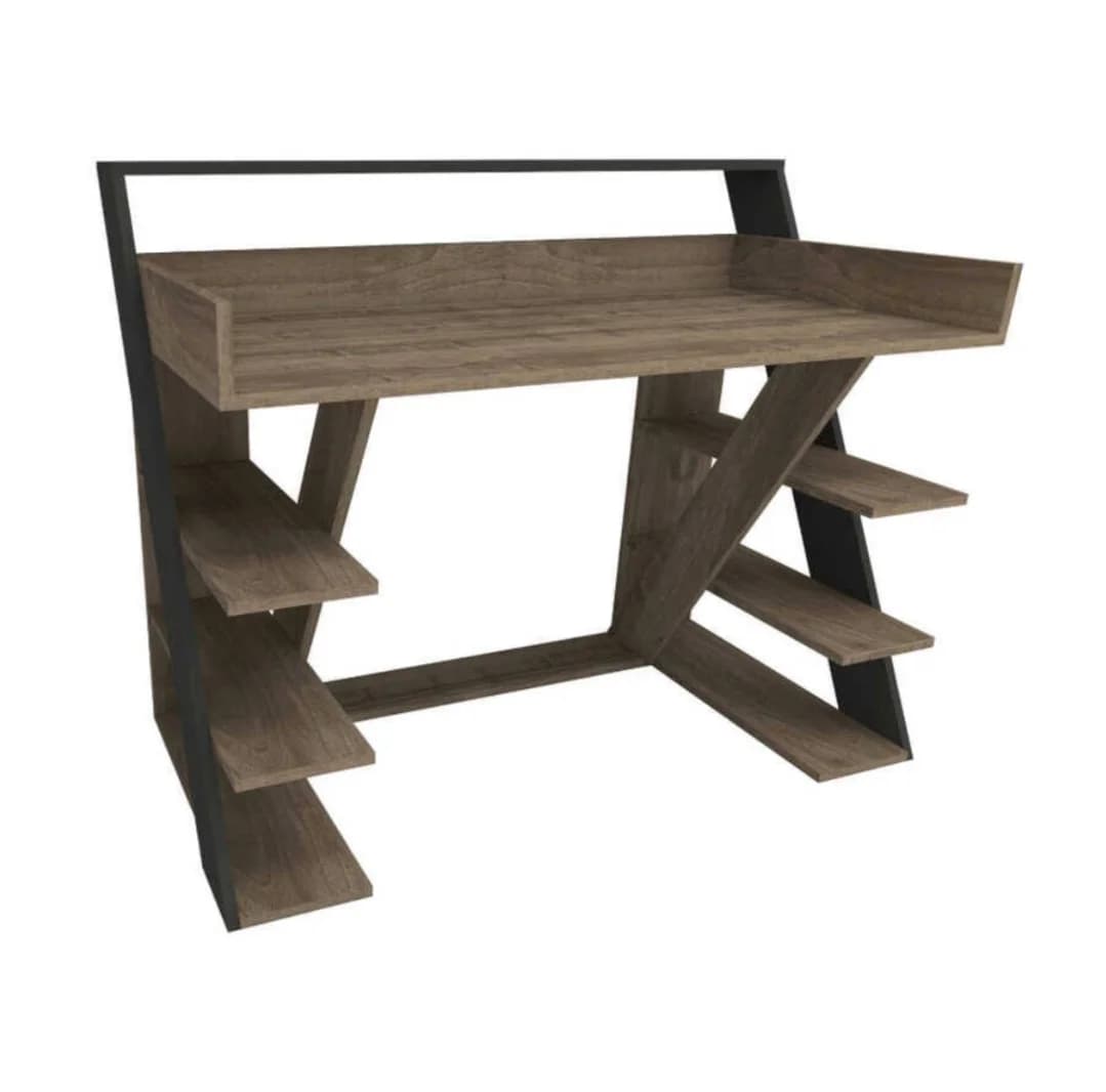 Kompüter masası SO0022, laminat, bej, 123x60x97.6 sm — изображение 4