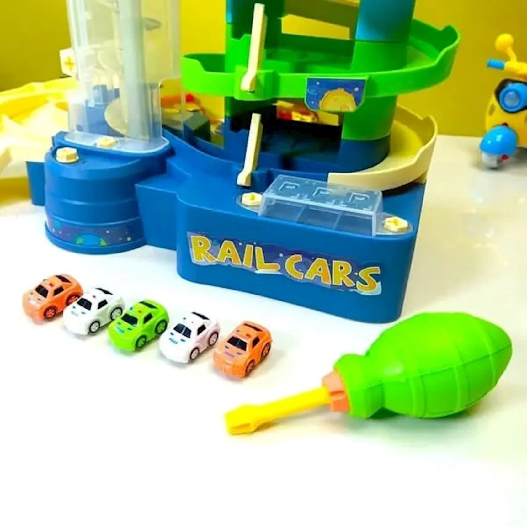 İnteraktiv oyuncaq DIY Parking Roller Coaster Track BQ9515, 3+ yaş — şəkil 4