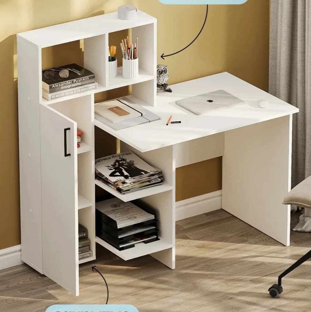 Yazı masası SOS015, laminat, ağ, 118х60.3х120 sm — изображение 2