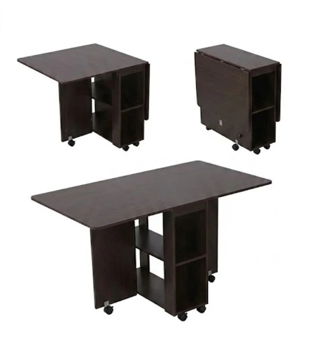 Yemək masası MB1, laminat, venge/ağ, 120x80x75 sm — image 2