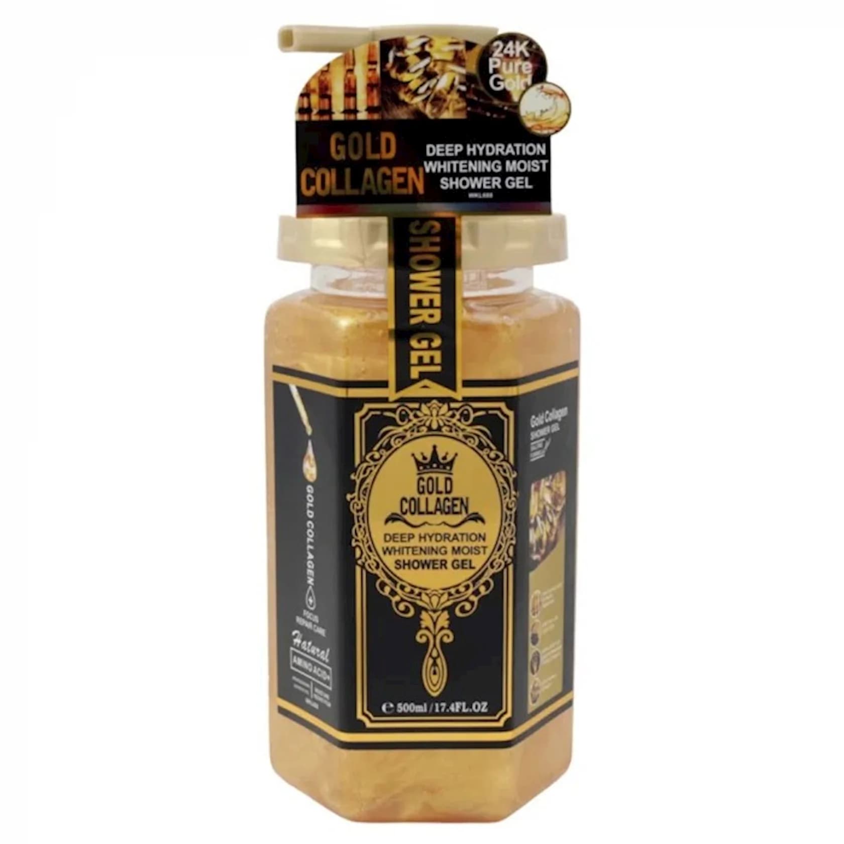 Duş geli Wokali Gold Collagen, 500 ml