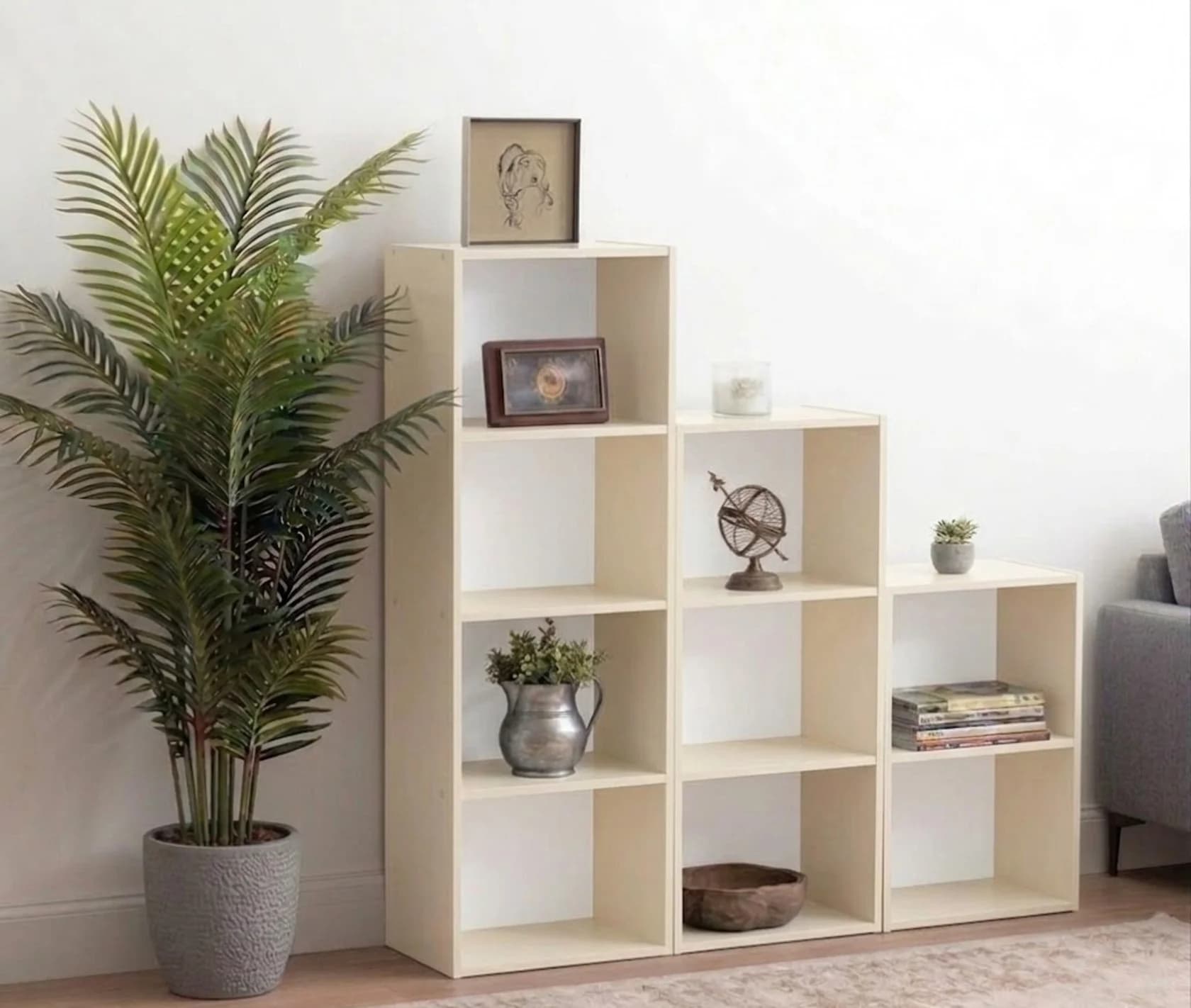 Tumba MB 32, laminat, bej, 141x110x28 sm
