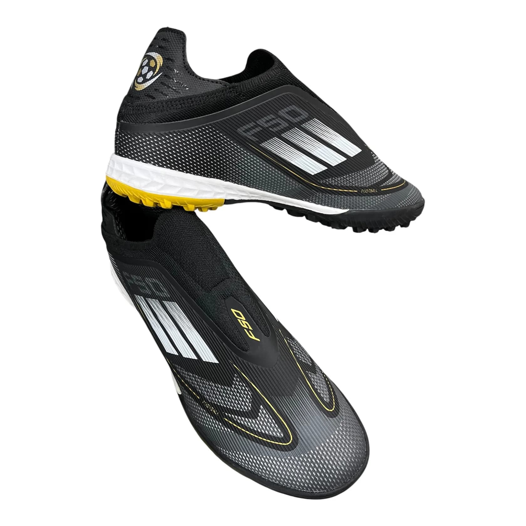 Buts F50, qara, Fiberskin Sprintgrid, ölçü 45