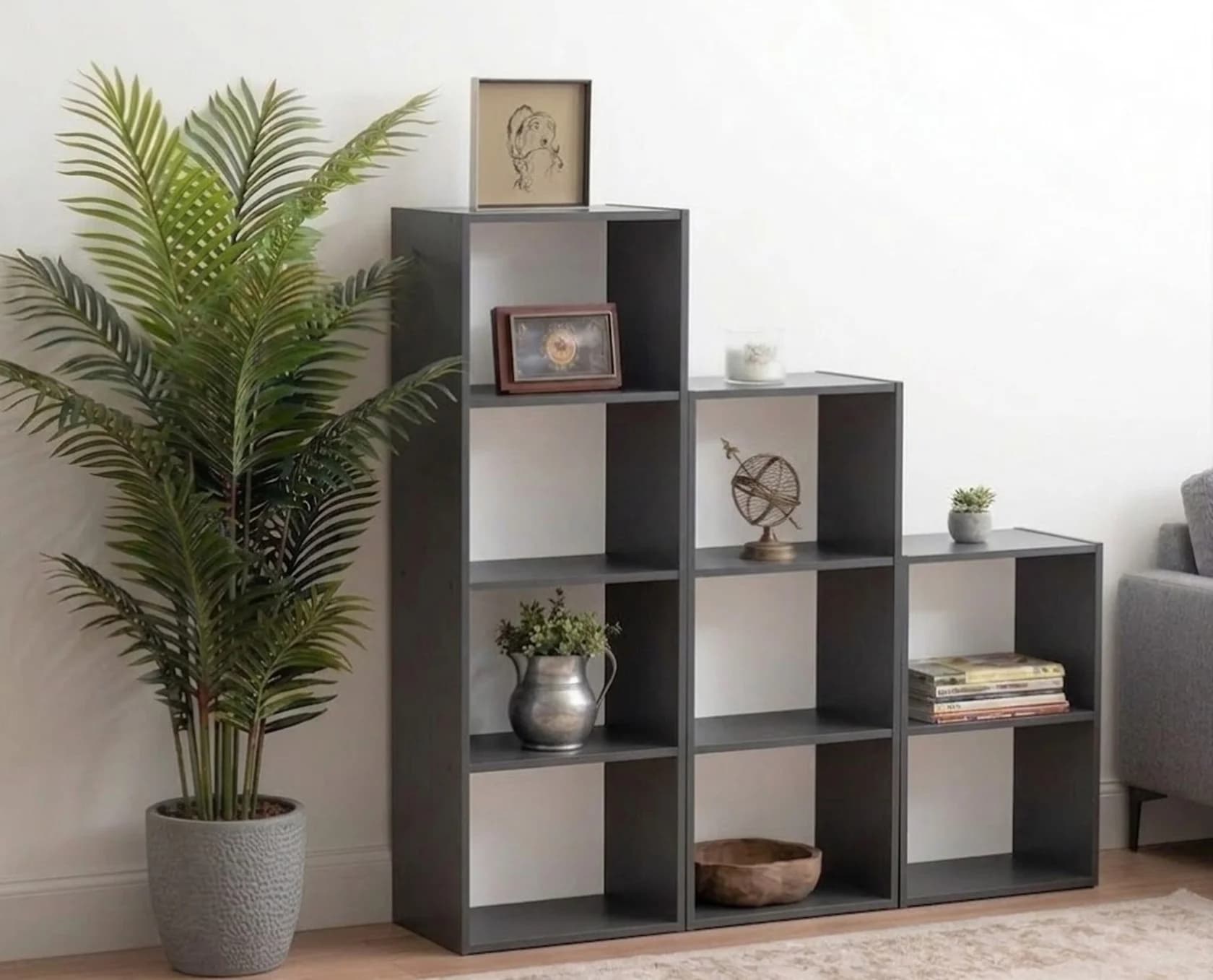 Tumba MB 32, laminat, antrasit, 141x110x28 sm