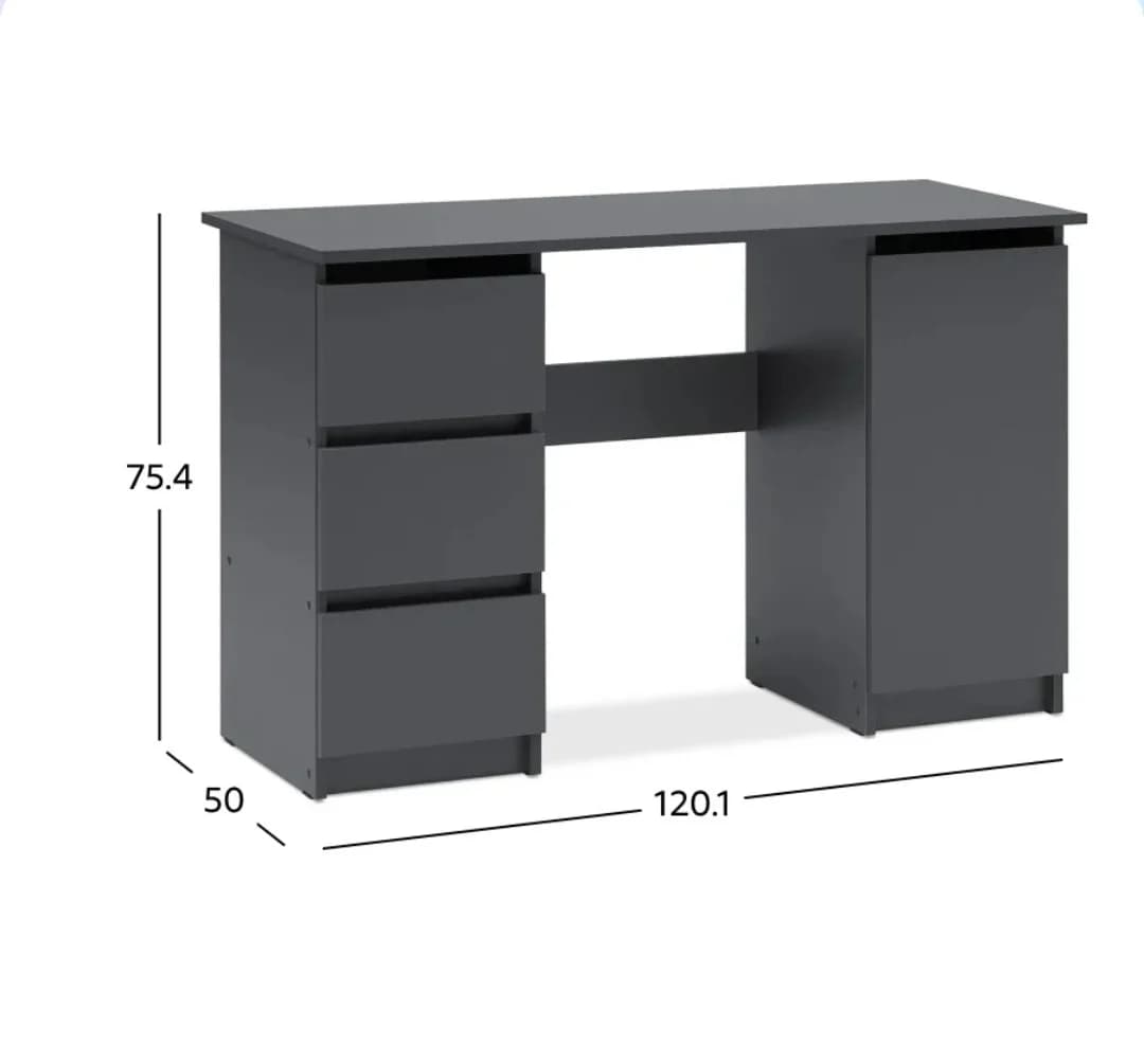 Kompüter masası SO 025, laminat, antrasit — изображение 3