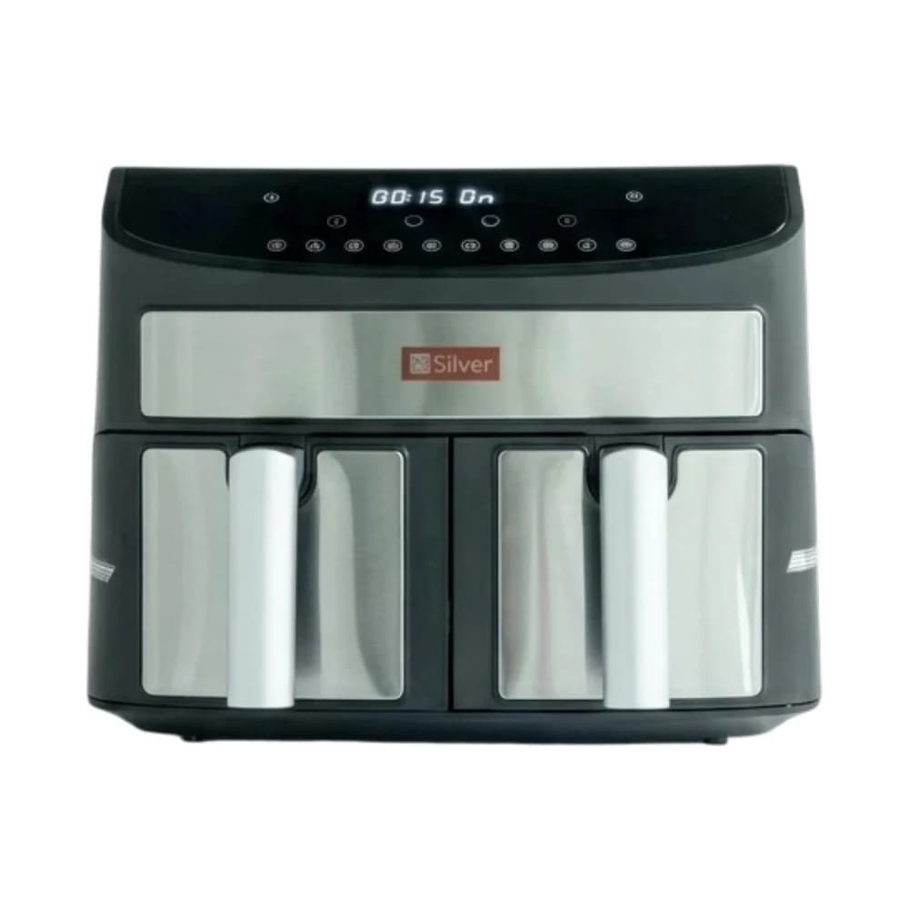 Aerofritür Silver SL 1003, 1.9+1.9 L, gümüşü, 1800 Vt