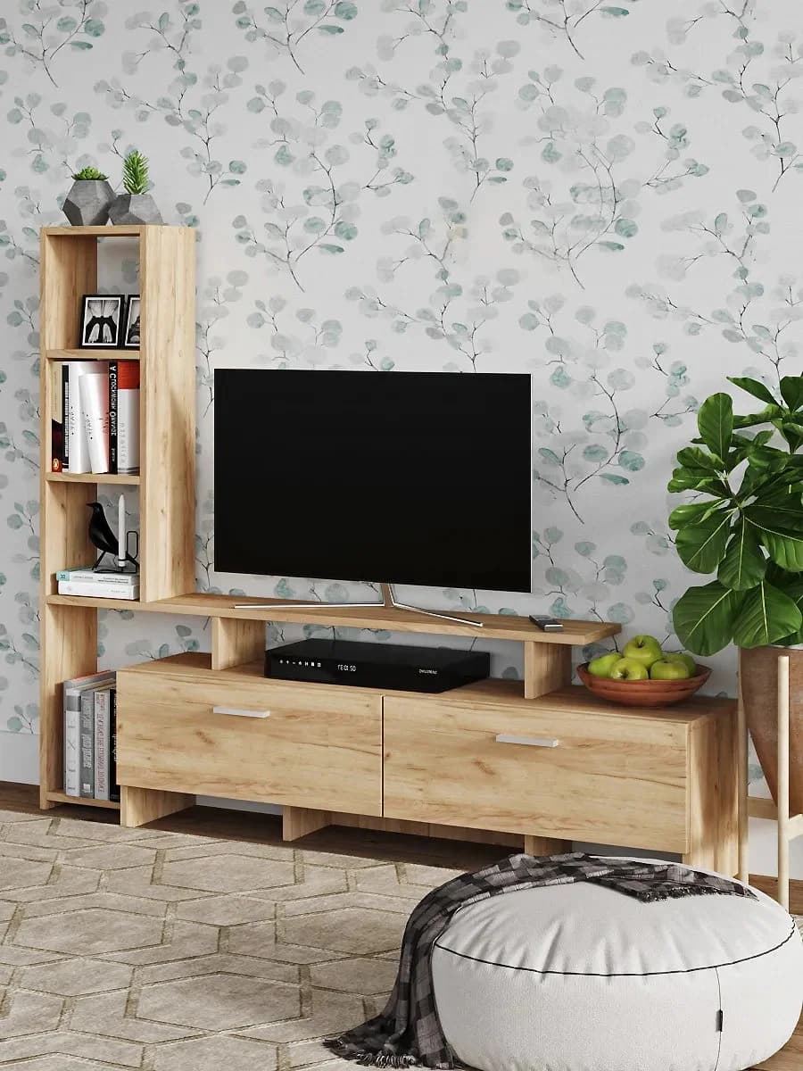 TV üçün tumba Yagmur, laminat, votan, 135x25 sm — image 3