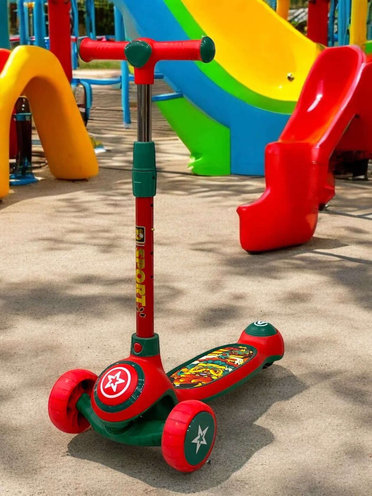 Uşaqlar üçün samokat Sport 2346_red, qırmızı — şəkil 10