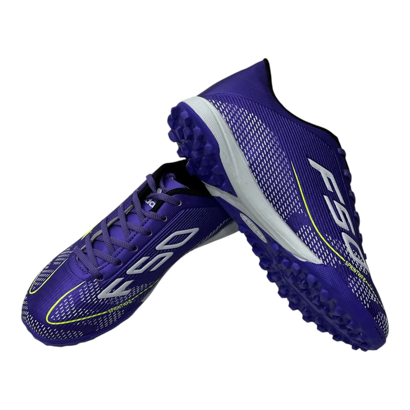 Futbol butsı F50, Bənövşəyi, Fiberskin Sprintgrid, ölçü 36 — şəkil 4