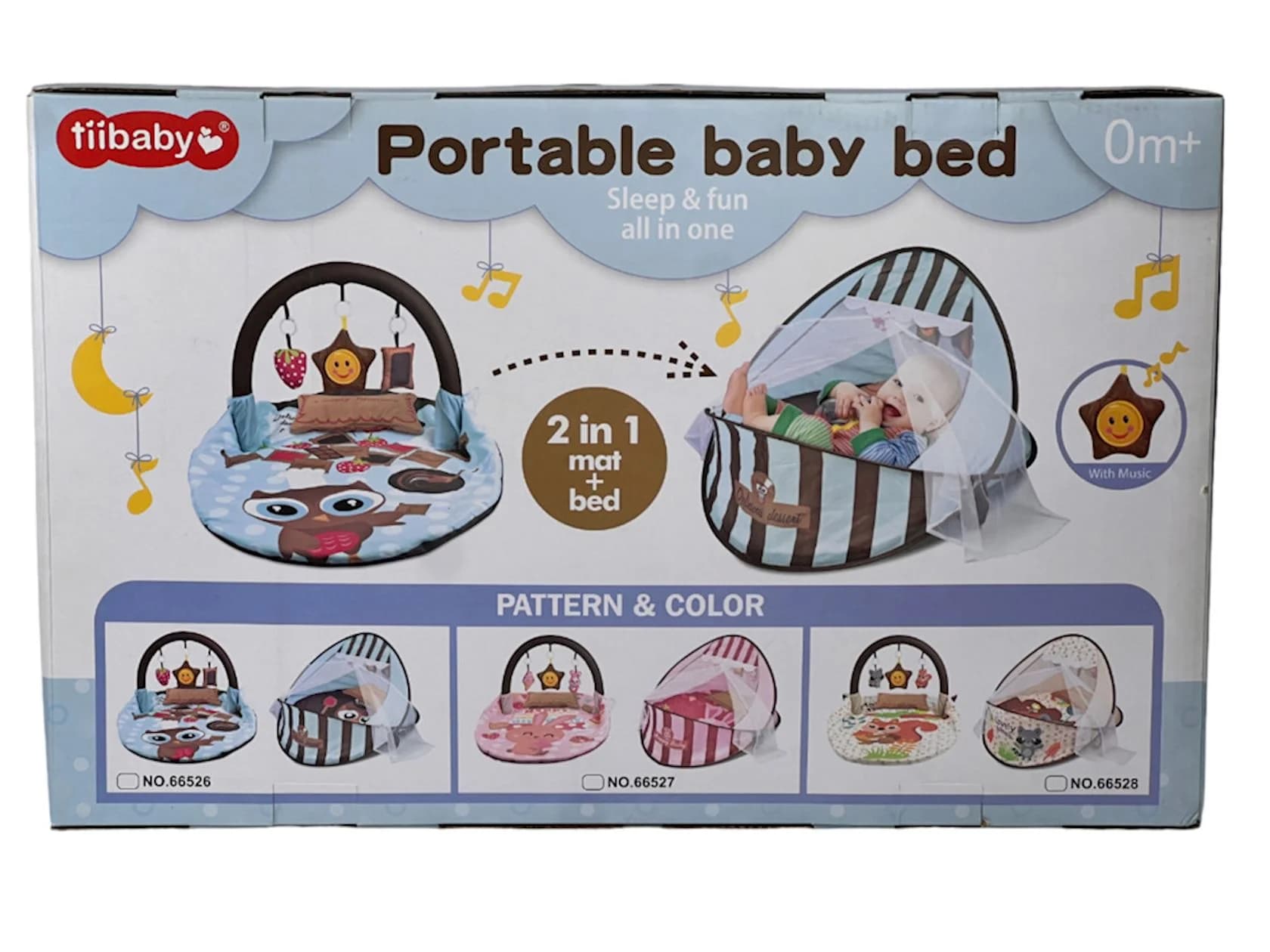 Uşaqlar üçün yataq 66526 Portable Baby, 0+ ay — image 2