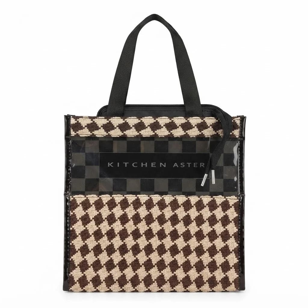 Kosmetik çanta 40962607, bej/qəhvəyi, 22x20x12 sm