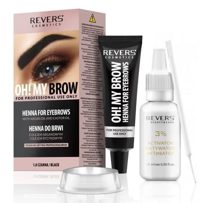 Qaş üçün xına Revers Cosmetics OH! My Brow 1.0 Black