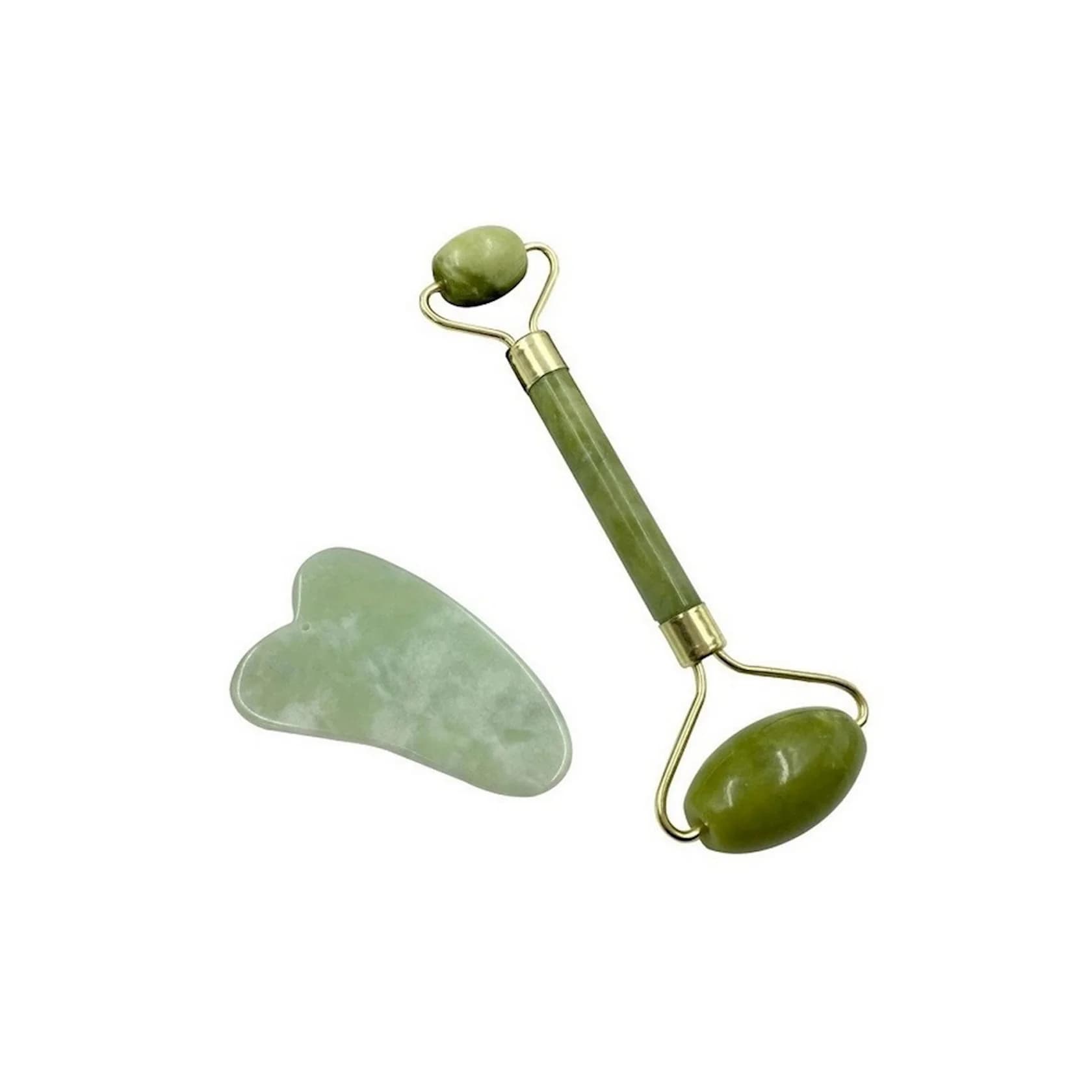 Üz üçün masajı üçün dəst Ruby Face Gua Sha